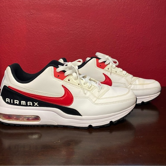 Nike Air Max LTD 3 White and Red Men's Shoes size 11 - Picture 6 of 8